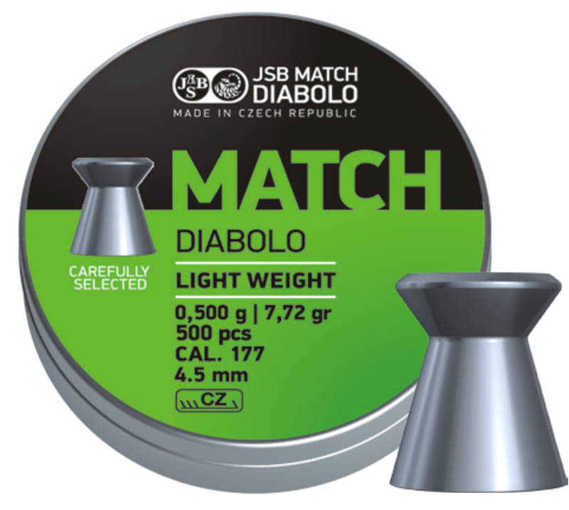 Diabolo JSB Match pistole 500ks cal.4,5mm