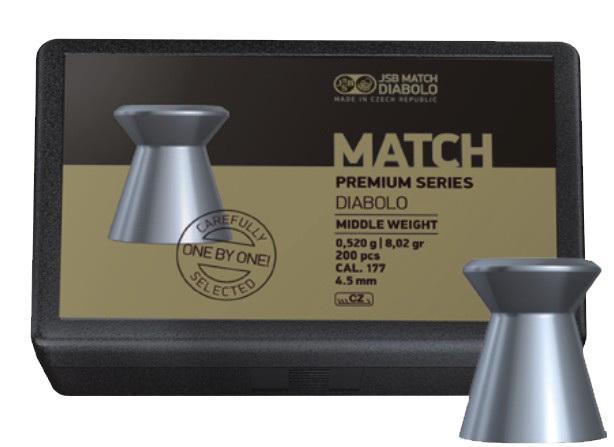 Diabolo JSB Premium Match Middle 200ks cal.4,52mm