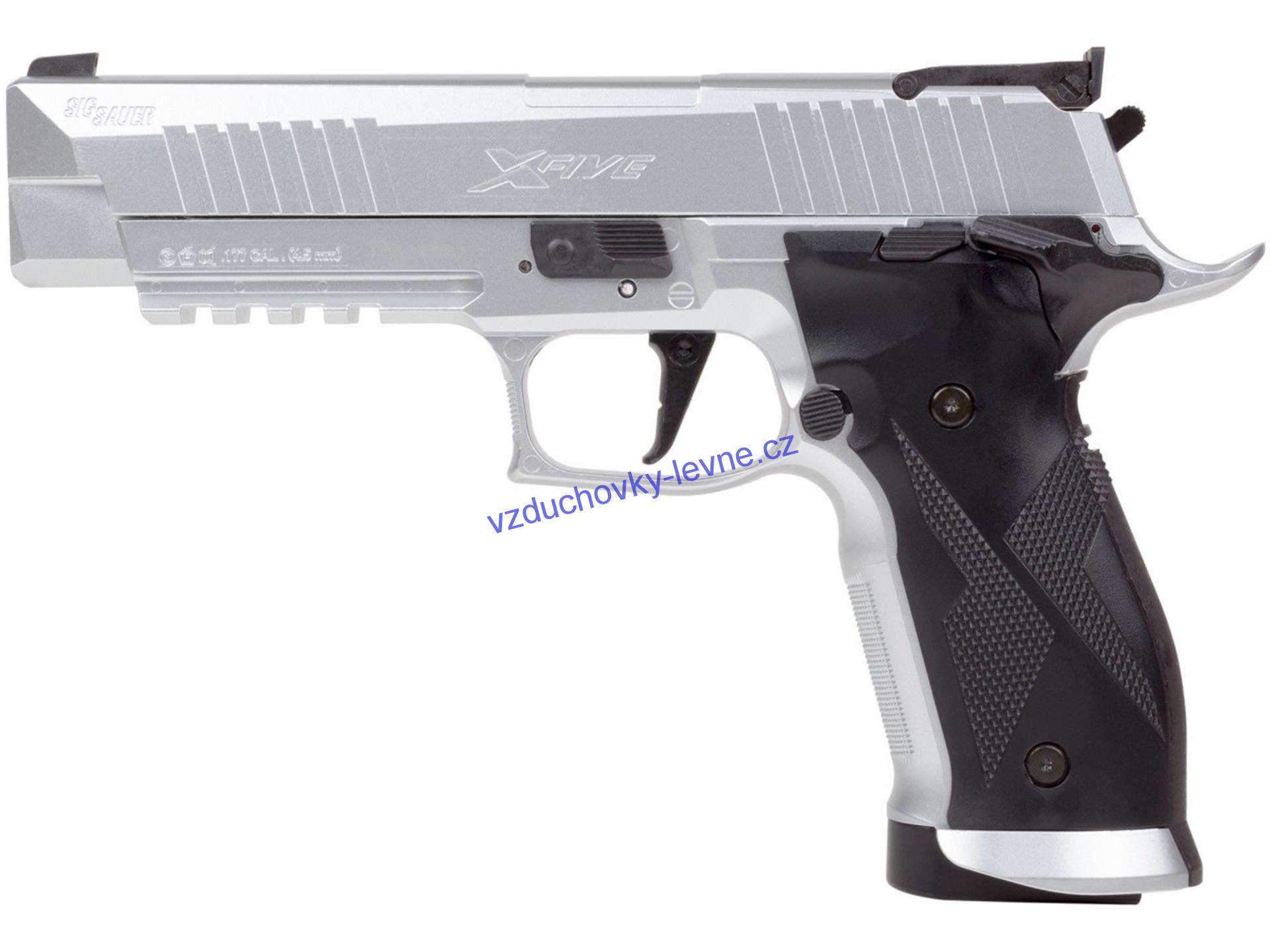 Vzduchová pistole Sig Sauer X-Five silver-cal.4,5mm