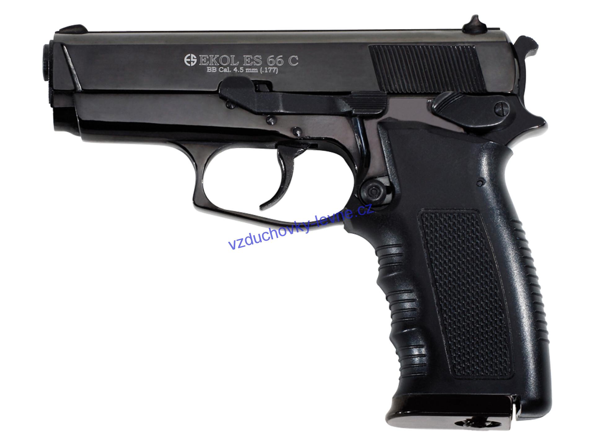 Vzduchová pistole Ekol ES 66 Compact černá 4,5mm