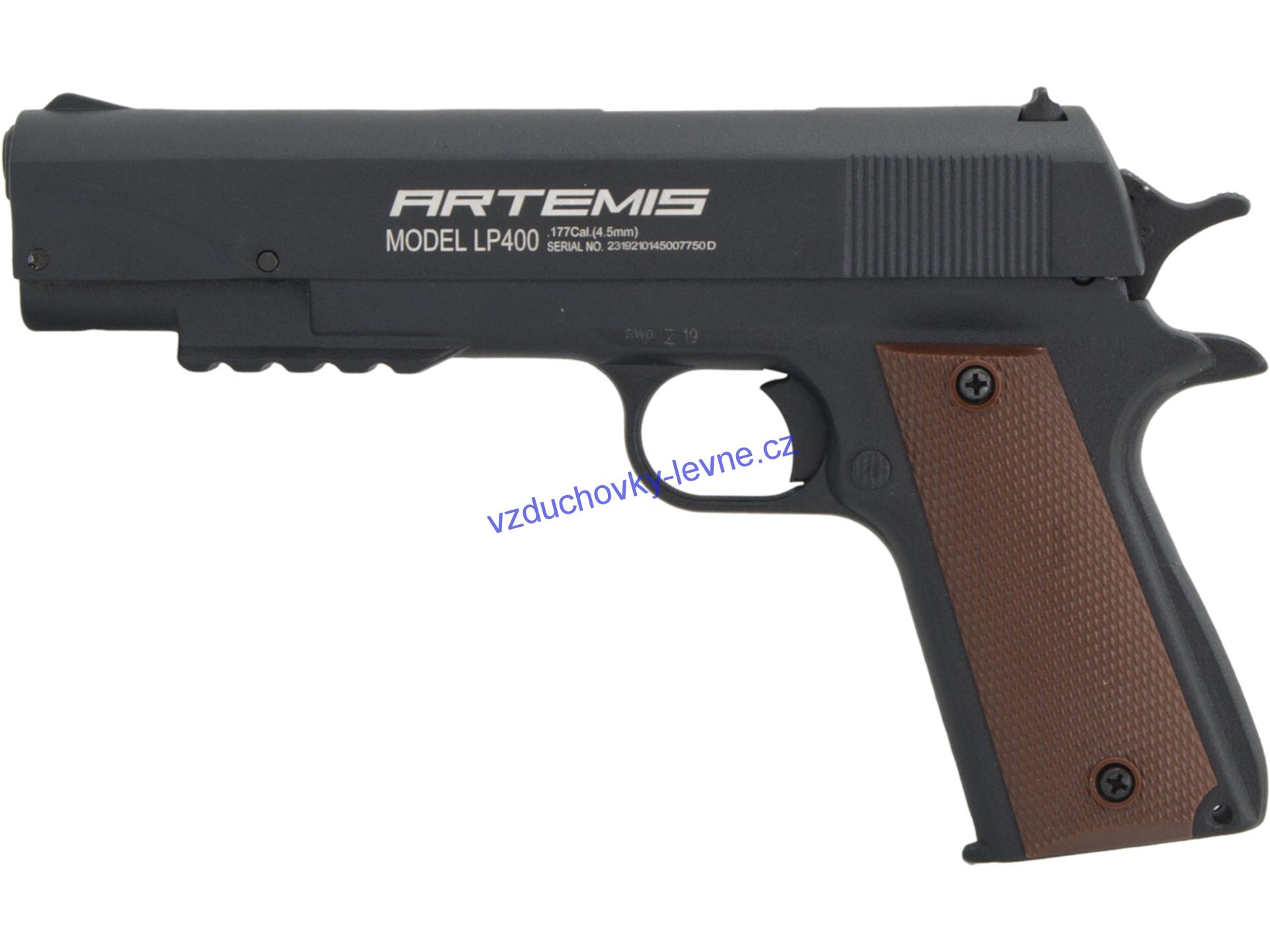 Vzduchová pistole SPA Artemis LP400 černá 4,5mm