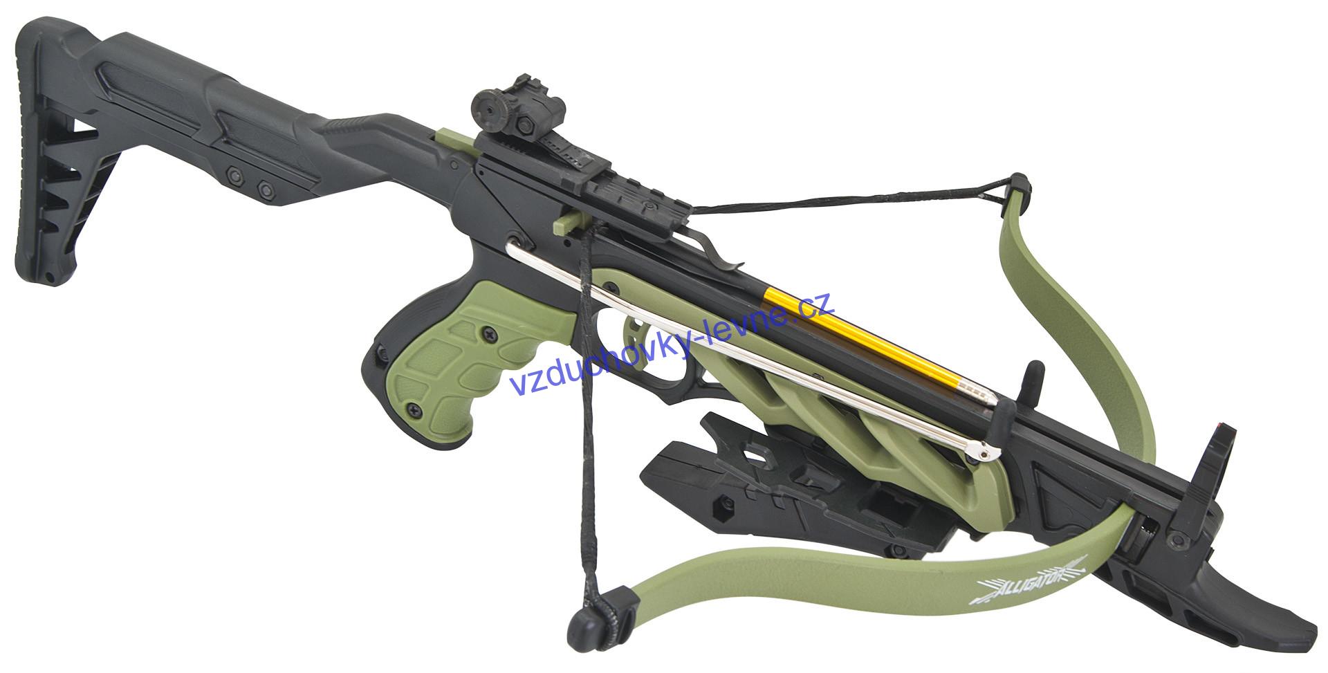 Kuše pistolová Beast Hunter Aligator TCS2 80lbs green