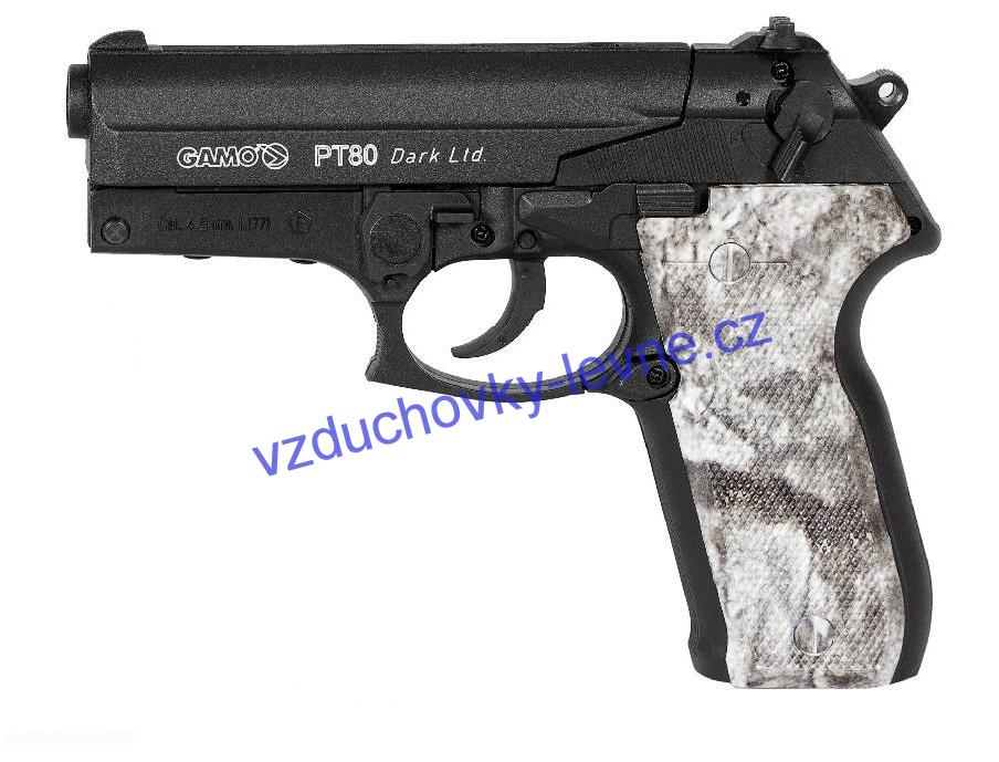 Vzduchová pistole Gamo PT 80 blowback Dark