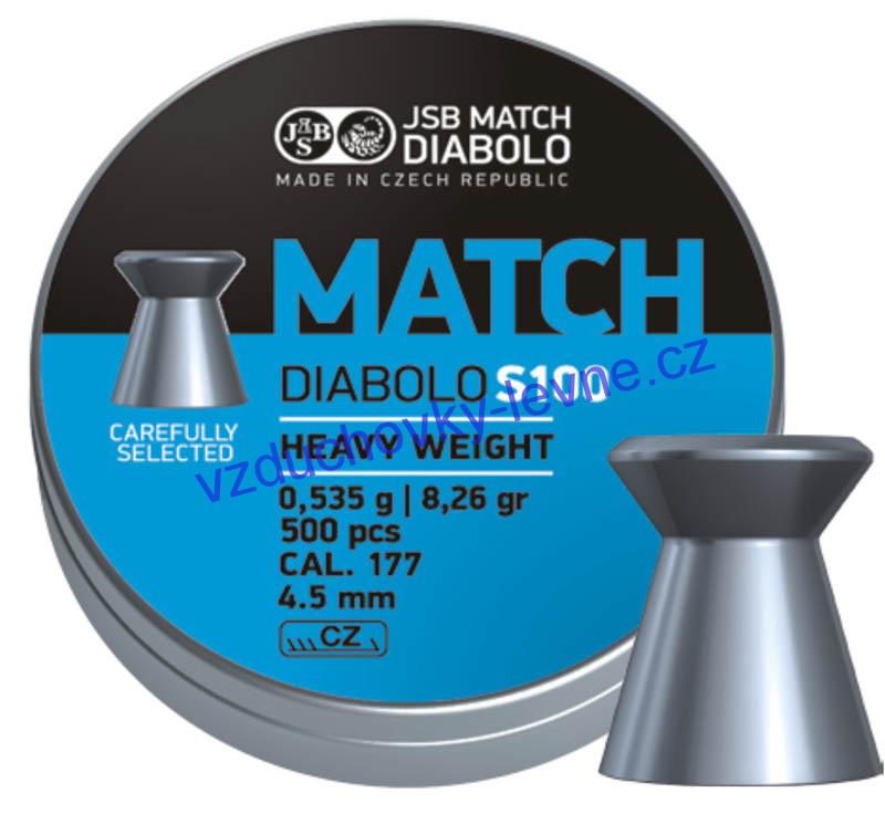 Diabolo JSB Match S100 500ks cal.4,48mm