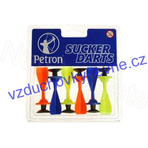 Šipky Petron Toy 106/02 s přísavkou 6ks