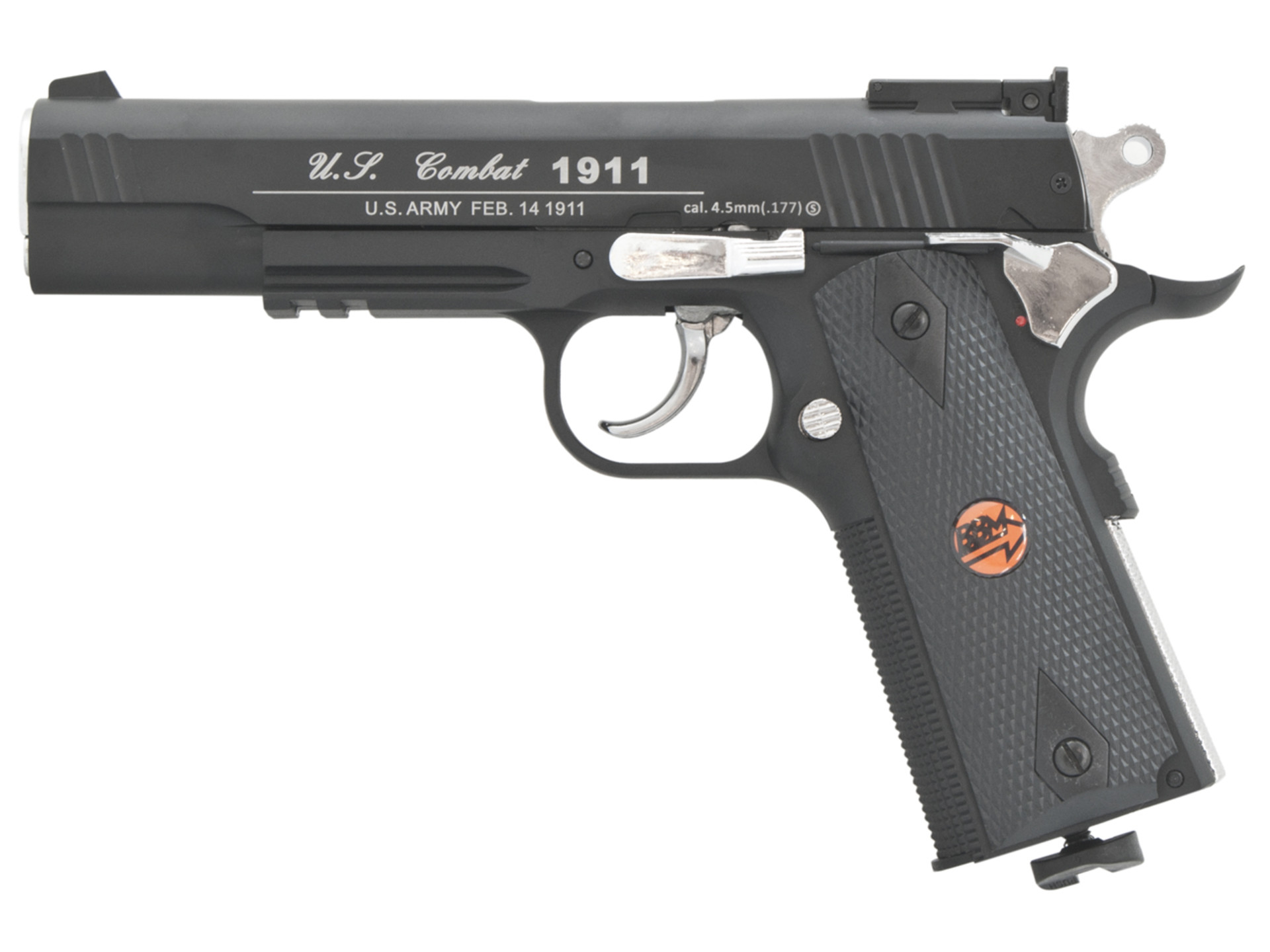 Vzduchová pistole Bruni US Combat 1911 P černá 4,5mm