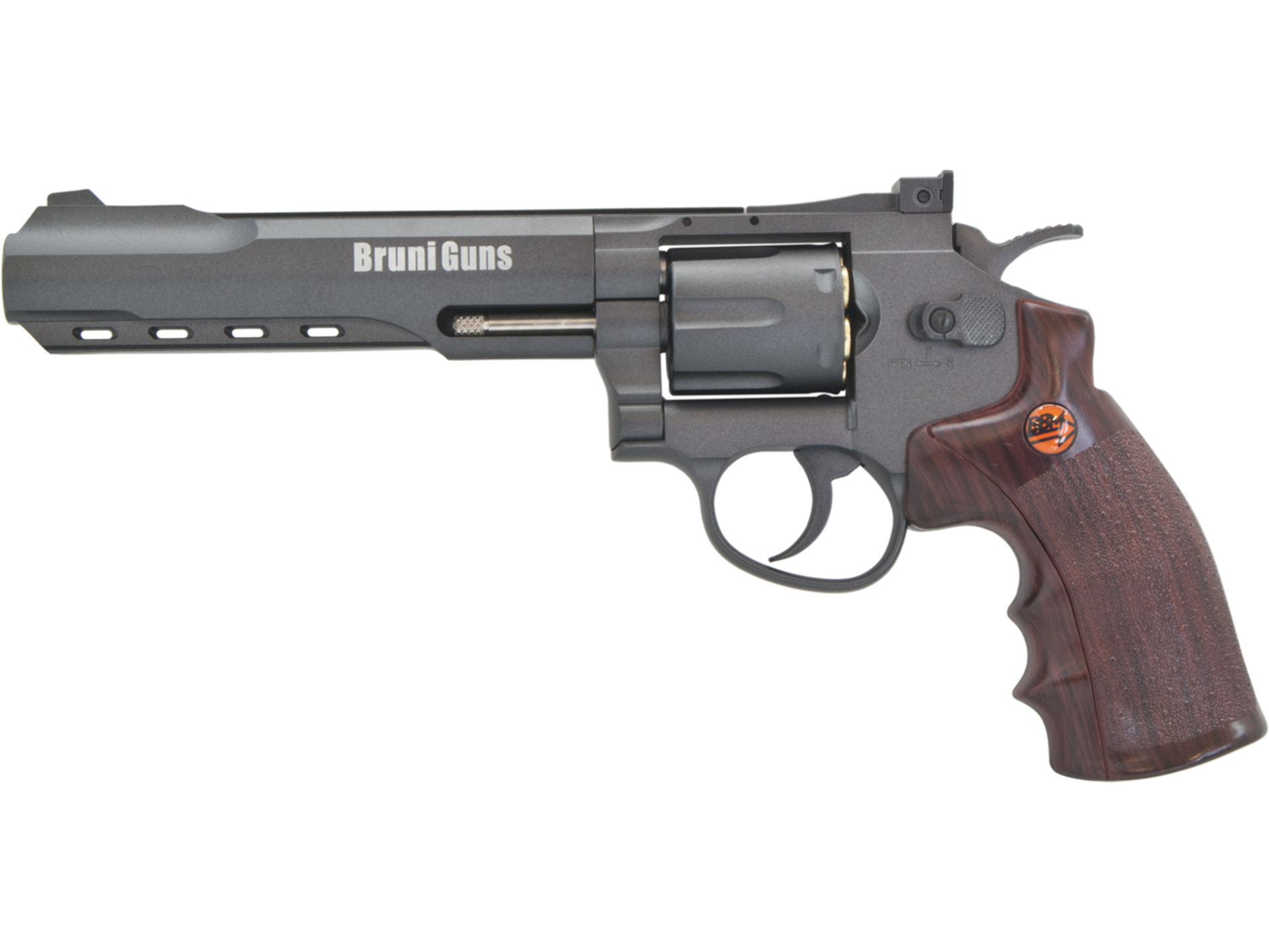 Vzduchový revolver Bruni Super Sport 702 černý cal.4,5mm