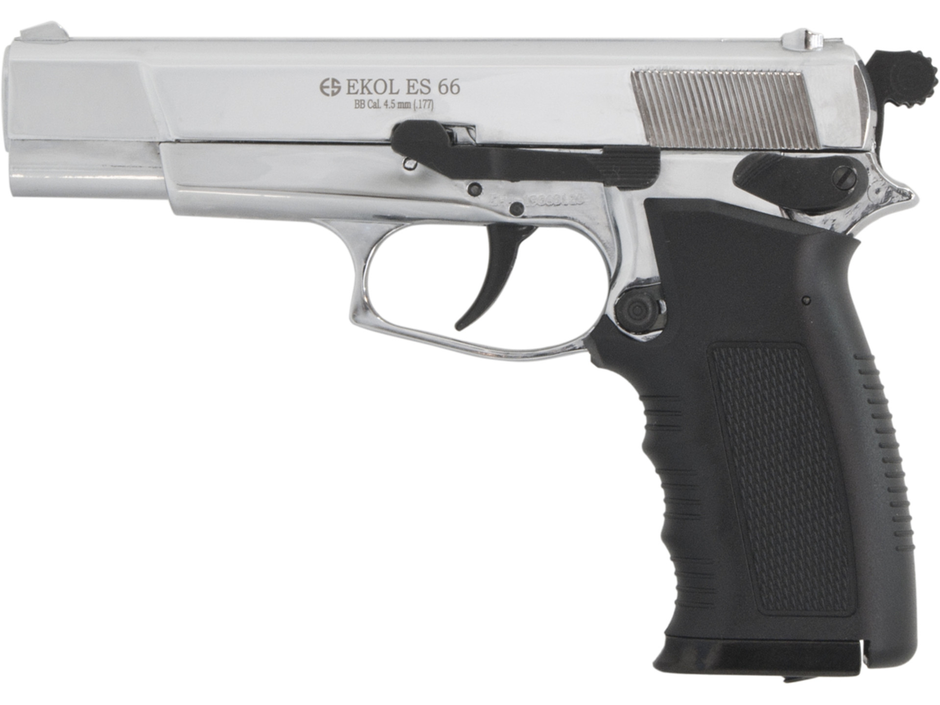 Vzduchová pistole Ekol ES 66 chrom 4,5mm
