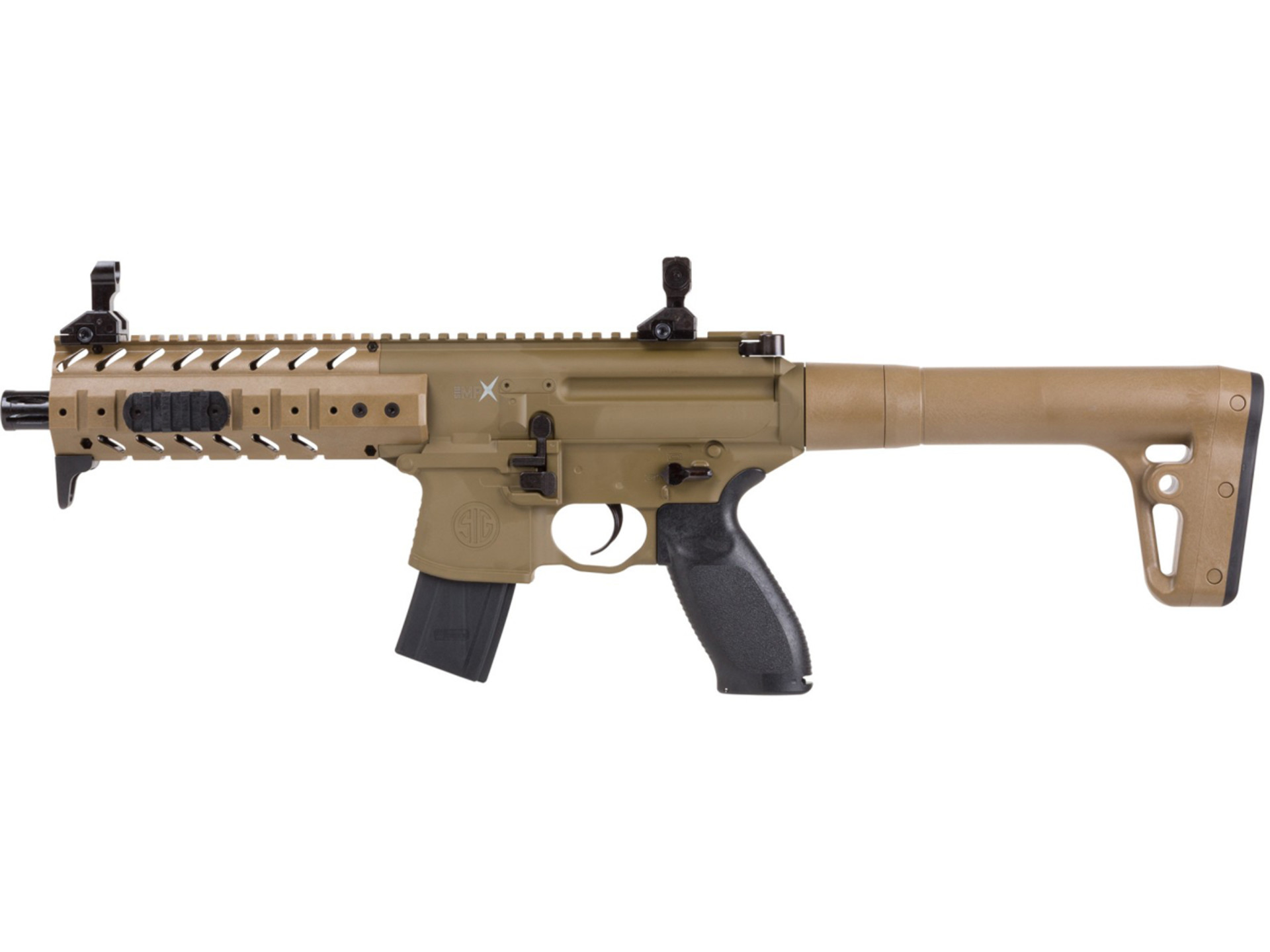 Vzduchový samopal Sig Sauer MPX FDE ráže 4,5mm