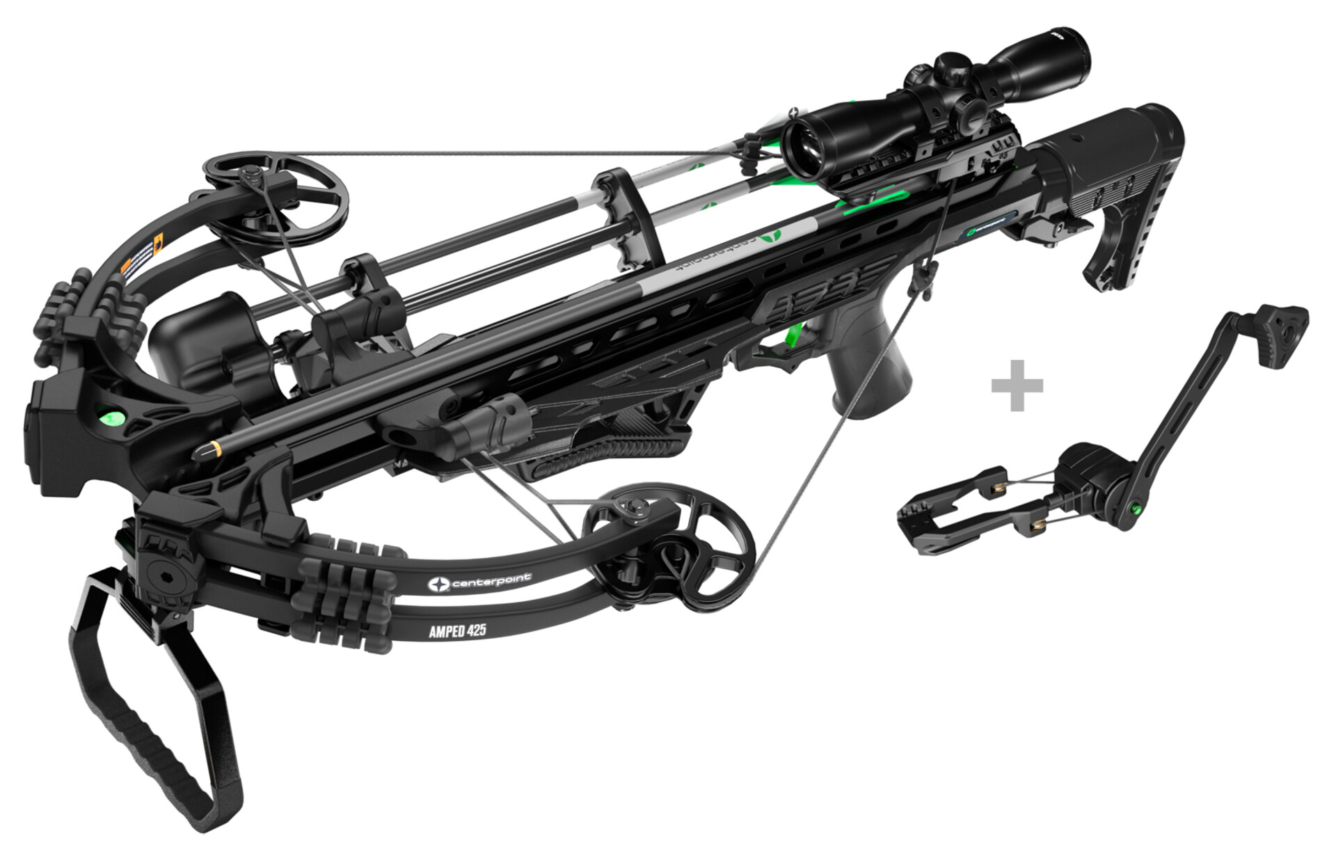 Kladková Kuše CenterPoint Amped 425 Silent Crank black