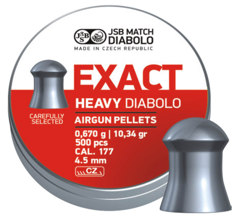 Diabolo JSB Exact Heavy 500ks cal.4,52mm