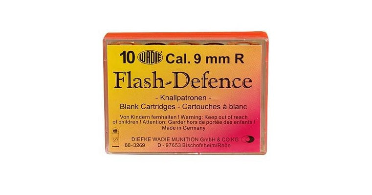 Flash Defence náboje 9mm revolver 10ks  